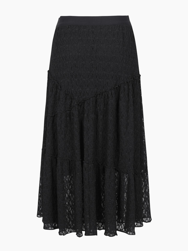 SKIRT - sisley k longuette skirts - Black | Sisley K image number 2